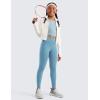 imageCRZ YOGA Girls Butterluxe Full Length Athletic Leggings  Kids High Waist Lounge Pants Active Dance Running Yoga TightsPure Blue