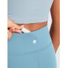 imageCRZ YOGA Girls Butterluxe Full Length Athletic Leggings  Kids High Waist Lounge Pants Active Dance Running Yoga TightsPure Blue
