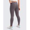 imageCRZ YOGA Girls Butterluxe Full Length Athletic Leggings  Kids High Waist Lounge Pants Active Dance Running Yoga TightsTornado Grey