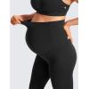 imageCRZ YOGA Womens Butterluxe Maternity Capris Leggings 23quot  Workout Active Yoga Crop Pants Over The Belly Pregnancy SoftBlack