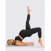 imageCRZ YOGA Womens Butterluxe Maternity Capris Leggings 23quot  Workout Active Yoga Crop Pants Over The Belly Pregnancy SoftBlack