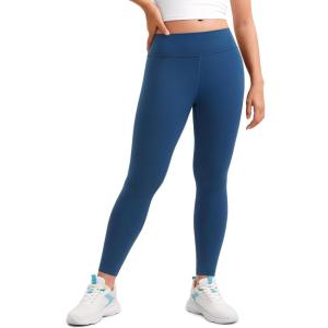 imageCRZ YOGA Girls Butterluxe Full Length Athletic Leggings  Kids High Waist Lounge Pants Active Dance Running Yoga TightsFrench Navy