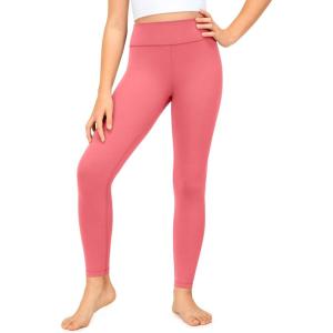 imageCRZ YOGA Girls Butterluxe Full Length Athletic Leggings  Kids High Waist Lounge Pants Active Dance Running Yoga TightsRaspberry Sorbet