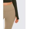 imageCRZ YOGA Butterluxe Long Sleeve Crop Tops for Women Slim Fit Workout Shirts Cropped Athletic Gym TShirtsOlive Green