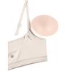 imageCRZ YOGA Womens Butterluxe Adjustable Spaghetti Strap Sports Bra  Scoop Neck Wireless Padded Yoga Workout Crop TopMojave Tan