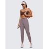 imageCRZ YOGA Womens Butterluxe Adjustable Spaghetti Strap Sports Bra  Scoop Neck Wireless Padded Yoga Workout Crop TopTaupe