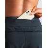 imageCRZ YOGA Running Shorts for Women High Waisted V Split for Gym Workout Athletic Track with Mesh Liner Quick DryTrue Navy