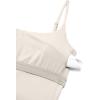 imageCRZ YOGA Butterlift Womens Scoop Neck Longline Sports Bra  U Back Adjustable Straps Workout Crop Tank Top with Built in PadsMojave Tan