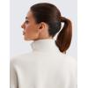 imageCRZ YOGA SoftAura Half Zip Sweatshirt for Women Long Sleeve Pullover Workout Casual Funnel Neck Tops with PocketMilky White Bone