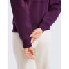 imageCRZ YOGA SoftAura Half Zip Sweatshirt for Women Long Sleeve Pullover Workout Casual Funnel Neck Tops with PocketPlum Magenta