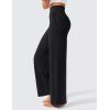 imageCRZ YOGA Womens Butterlift High Waisted Wide Leg Pants with Pockets 29quot31quot33quot  Yoga Lounge Buttery Soft Comfy CasualBlack