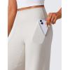 imageCRZ YOGA Womens Butterlift High Waisted Wide Leg Pants with Pockets 29quot31quot33quot  Yoga Lounge Buttery Soft Comfy CasualMilky White Bone