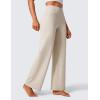 imageCRZ YOGA Womens Butterlift High Waisted Wide Leg Pants with Pockets 29quot31quot33quot  Yoga Lounge Buttery Soft Comfy CasualMojave Tan