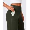 imageCRZ YOGA Womens Butterlift High Waisted Wide Leg Pants with Pockets 29quot31quot33quot  Yoga Lounge Buttery Soft Comfy CasualOlive Green