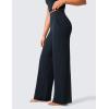 imageCRZ YOGA Womens Butterlift High Waisted Wide Leg Pants with Pockets 29quot31quot33quot  Yoga Lounge Buttery Soft Comfy CasualTrue Navy