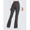 imageCRZ YOGA Womens Fleece Lined Flare Leggings 31quot Bootcut Yoga Pants Tummy Control Winter Thermal Warm Soft Casual LoungeInk Gray