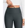 imageCRZ YOGA Womens Fleece Lined Flare Leggings 31quot Bootcut Yoga Pants Tummy Control Winter Thermal Warm Soft Casual LoungeMelanite