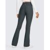 imageCRZ YOGA Womens Fleece Lined Flare Leggings 31quot Bootcut Yoga Pants Tummy Control Winter Thermal Warm Soft Casual LoungeMelanite
