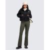 imageCRZ YOGA Womens Fleece Lined Flare Leggings 31quot Bootcut Yoga Pants Tummy Control Winter Thermal Warm Soft Casual LoungeOlive Green