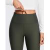 imageCRZ YOGA Womens Fleece Lined Flare Leggings 31quot Bootcut Yoga Pants Tummy Control Winter Thermal Warm Soft Casual LoungeOlive Green