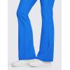 imageCRZ YOGA Womens Fleece Lined Flare Leggings 31quot Bootcut Yoga Pants Tummy Control Winter Thermal Warm Soft Casual LoungeSparkle Blue