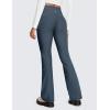 imageCRZ YOGA Womens Fleece Lined Flare Leggings 31quot Bootcut Yoga Pants Tummy Control Winter Thermal Warm Soft Casual LoungeStelindigo