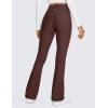 imageCRZ YOGA Womens Fleece Lined Flare Leggings 31quot Bootcut Yoga Pants Tummy Control Winter Thermal Warm Soft Casual LoungeTaupe