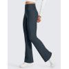 imageCRZ YOGA Womens Fleece Lined Flare Leggings 31quot Bootcut Yoga Pants Tummy Control Winter Thermal Warm Soft Casual LoungeTrue Navy