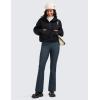 imageCRZ YOGA Womens Fleece Lined Flare Leggings 31quot Bootcut Yoga Pants Tummy Control Winter Thermal Warm Soft Casual LoungeTrue Navy