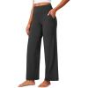 imageCRZ YOGA Womens Butterlift High Waisted Wide Leg Pants with Pockets 29quot31quot33quot  Yoga Lounge Buttery Soft Comfy CasualMysterious Grey