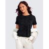 imageCRZ YOGA Pima Cotton Short Sleeve Workout Tops for Women Loose Basic TShirts Athletic Gym Casual ShirtsTie Dye Smoke Ink