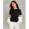 imageCRZ YOGA Pima Cotton Short Sleeve Workout Tops for Women Loose Basic TShirts Athletic Gym Casual ShirtsTie Dye Smoke Ink