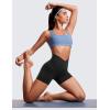imageCRZ YOGA Womens Butterluxe Crossover Biker Shorts 5 Inches  Criss Cross High Waisted Workout Yoga Buttery SoftBlack