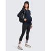 imageCRZ YOGA Womens Butterluxe Long Sleeve Maternity Tops Crewneck Pregnancy Basic Shirts Soft Athletic Yoga Casual Tee BlousesTrue Navy