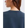 imageCRZ YOGA Womens SoftAura Crewneck Sweatshirt Long Sleeve Workout Casual Pullover Basic Fall TopsInk Blue