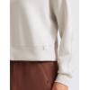 imageCRZ YOGA Womens SoftAura Crewneck Sweatshirt Long Sleeve Workout Casual Pullover Basic Fall TopsMilky White Bone