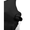 imageCRZ YOGA Strappy Longline Sports Bras for Women  Wirefree Padded Criss Cross Yoga Cropped Tank TopsBlack