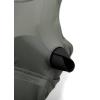 imageCRZ YOGA Strappy Longline Sports Bras for Women  Wirefree Padded Criss Cross Yoga Cropped Tank TopsGrey Sage