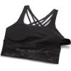 imageCRZ YOGA Strappy Longline Sports Bras for Women  Wirefree Padded Criss Cross Yoga Cropped Tank TopsOlive Camouflage