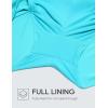 imageCRZ YOGA Womens 3 Swim Board Shorts High Waisted Quick Dry Bathing Suit Bottoms Dolphin Trunks with LinerTurquoise