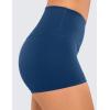 imageCRZ YOGA Womens Butterluxe Biker Shorts 25 Inches  High Waisted Yoga Workout Running Volleyball Spandex BootyFrench Navy
