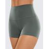 imageCRZ YOGA Womens Butterluxe Biker Shorts 25 Inches  High Waisted Yoga Workout Running Volleyball Spandex BootyGrey Sage