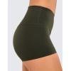 imageCRZ YOGA Womens Butterluxe Biker Shorts 25 Inches  High Waisted Yoga Workout Running Volleyball Spandex BootyOlive Green