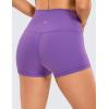 imageCRZ YOGA Womens Butterluxe Biker Shorts 25 Inches  High Waisted Yoga Workout Running Volleyball Spandex BootyRoyal Lilac