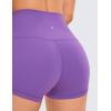 imageCRZ YOGA Womens Butterluxe Biker Shorts 25 Inches  High Waisted Yoga Workout Running Volleyball Spandex BootyRoyal Lilac