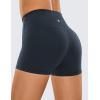 imageCRZ YOGA Womens Butterluxe Biker Shorts 25 Inches  High Waisted Yoga Workout Running Volleyball Spandex BootyTrue Navy