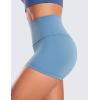 imageCRZ YOGA Womens Butterluxe Biker Shorts 25 Inches  High Waisted Yoga Workout Running Volleyball Spandex BootyUniverse Blue