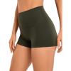 imageCRZ YOGA Womens Butterluxe Biker Shorts 25 Inches  High Waisted Yoga Workout Running Volleyball Spandex BootyOlive Green