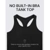 imageCRZ YOGA Butterluxe Racerback Workout Tank Tops for Women Sleeveless Camisole Gym Athletic Yoga ShirtsBlack