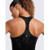 imageCRZ YOGA Butterluxe Racerback Workout Tank Tops for Women Sleeveless Camisole Gym Athletic Yoga ShirtsBlack Tie Dye Flowers
